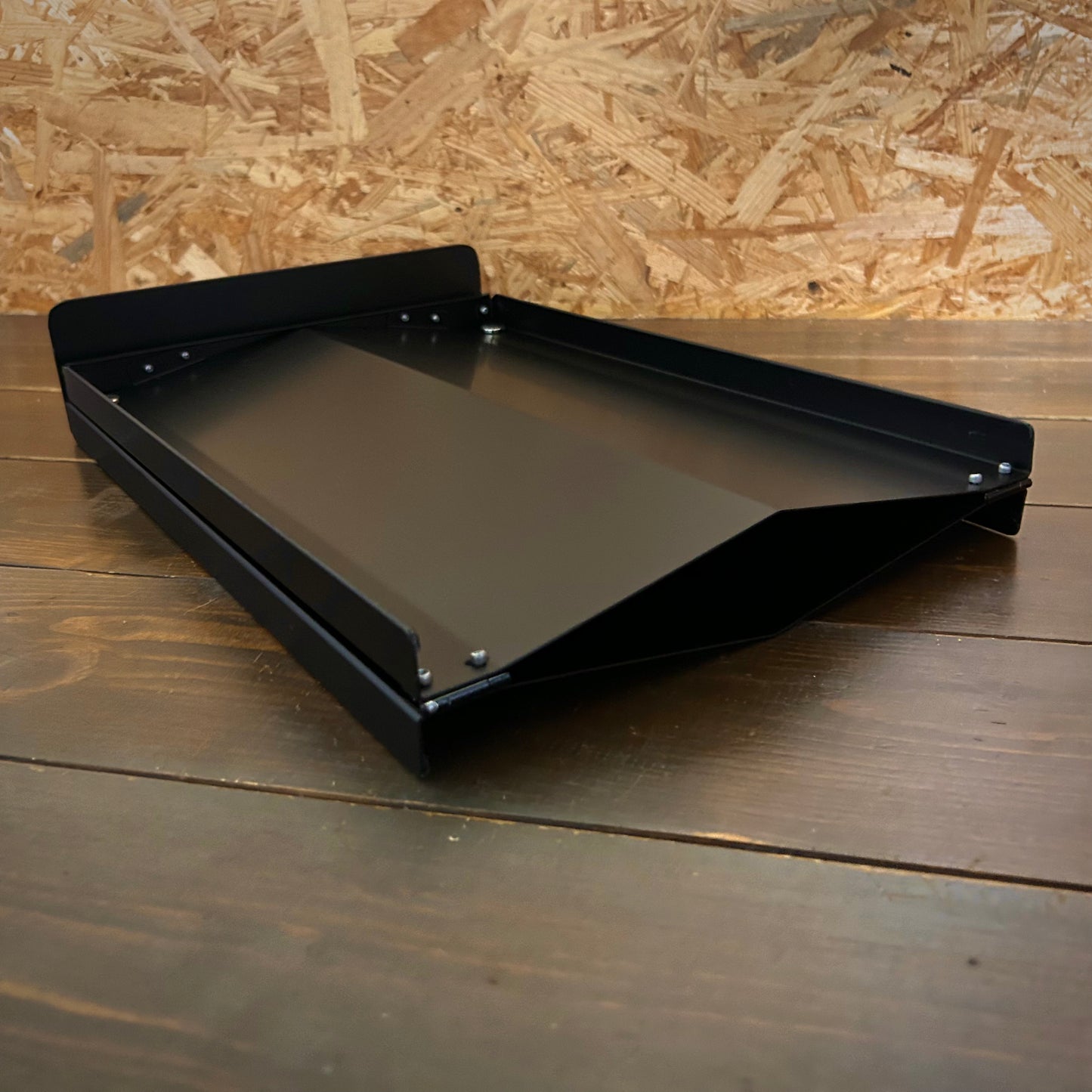 ブラックアルマイト V型ジョイントモデル BASE-18下あごモデル(あご当て幅25cm)