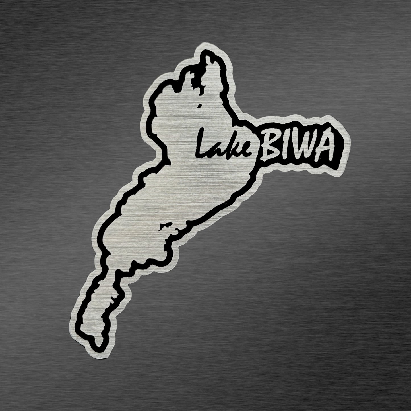 琵琶湖シルエット  ステッカー