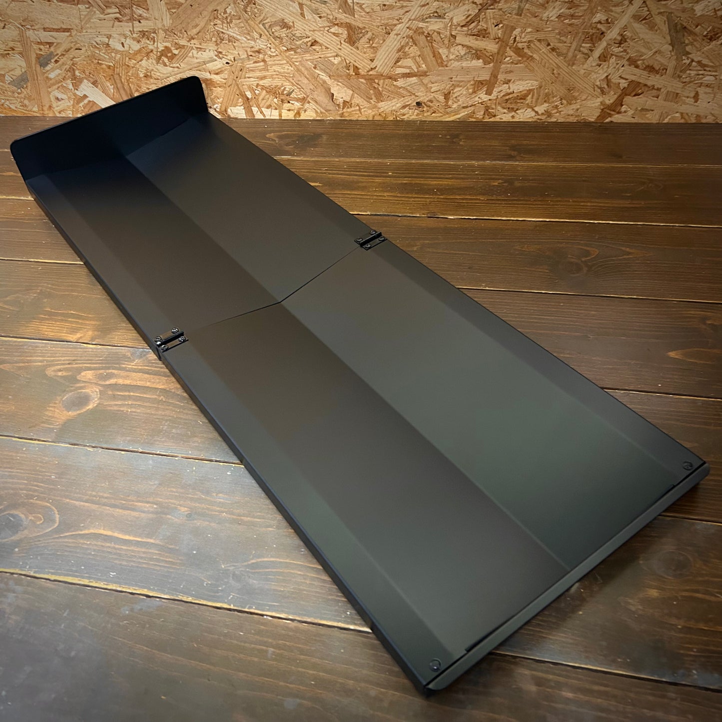 ブラックアルマイト　V型ジョイントモデル  BASE-18下あごモデル（あご当て幅25cm）