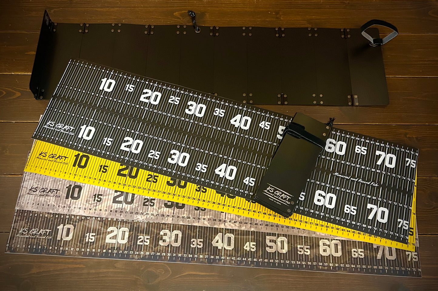 ブラックアルマイト　蛇腹モデル BASE- 15：下あご測り（あご当て幅20cm）