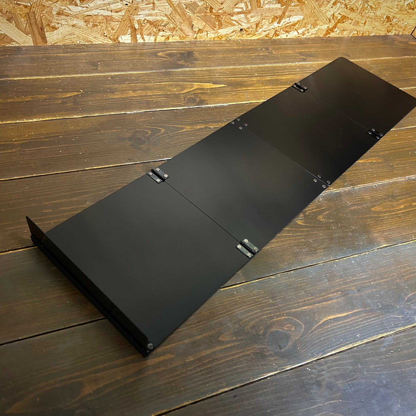 ブラックアルマイト　レギュラーモデル BASE- 11：下あご測り（あご当て幅20cm）