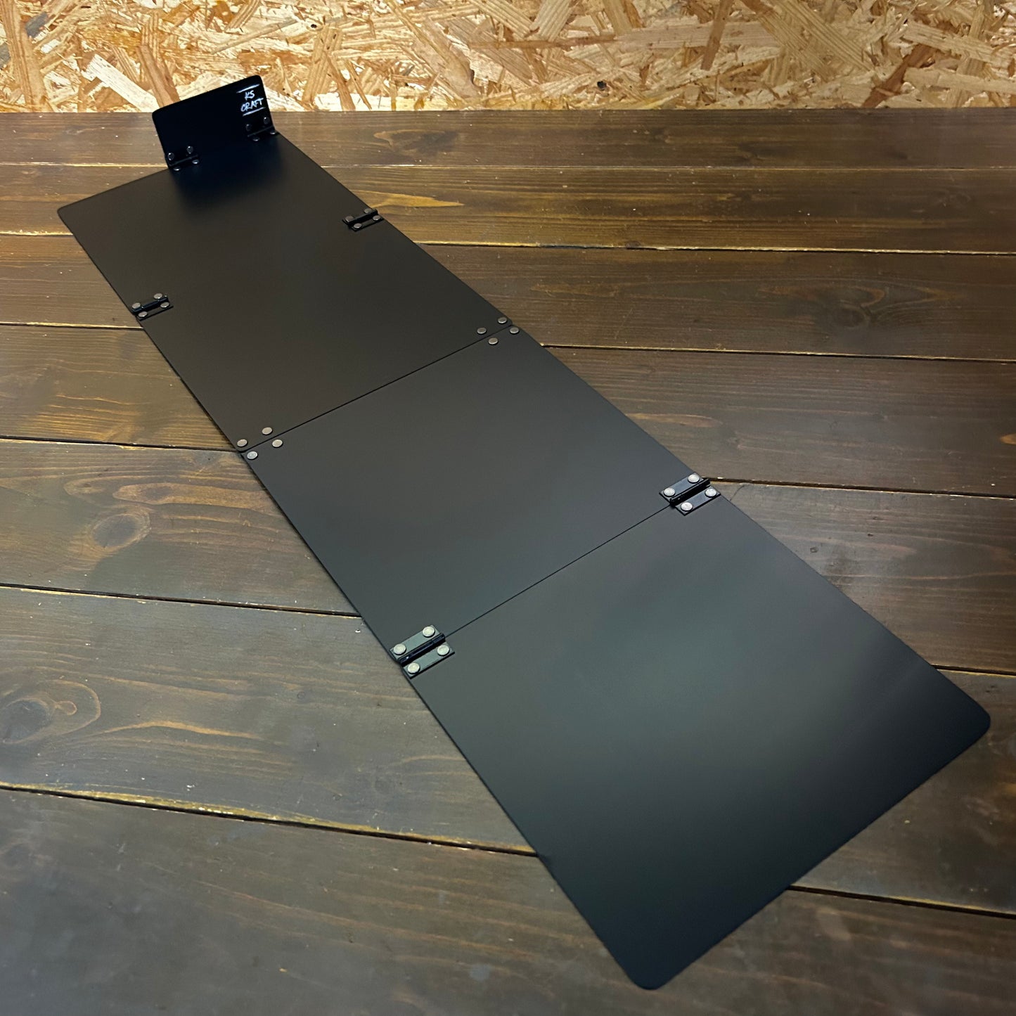 ブラックアルマイト　レギュラーモデル BASE- 12：上あご測り（あご当て幅10cm）