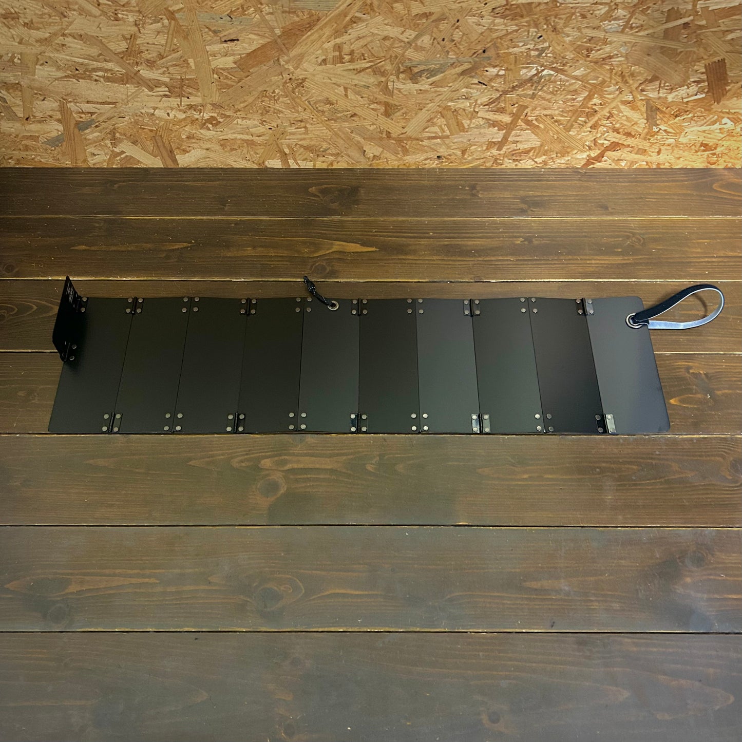 ブラックアルマイト　蛇腹モデル BASE- 16：上あご測り（あご当て幅10cm）