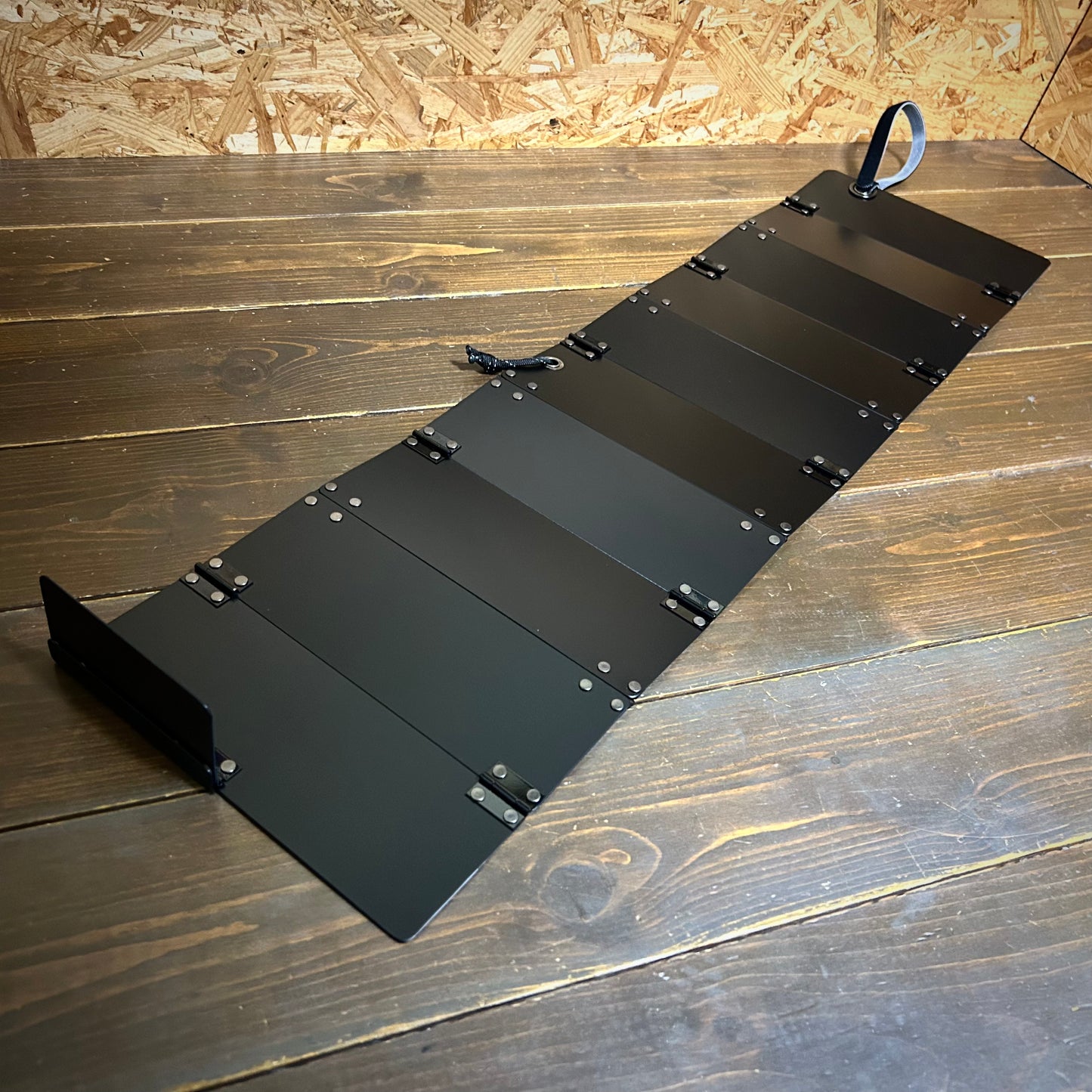 ブラックアルマイト　蛇腹モデル BASE- 16：上あご測り（あご当て幅10cm）