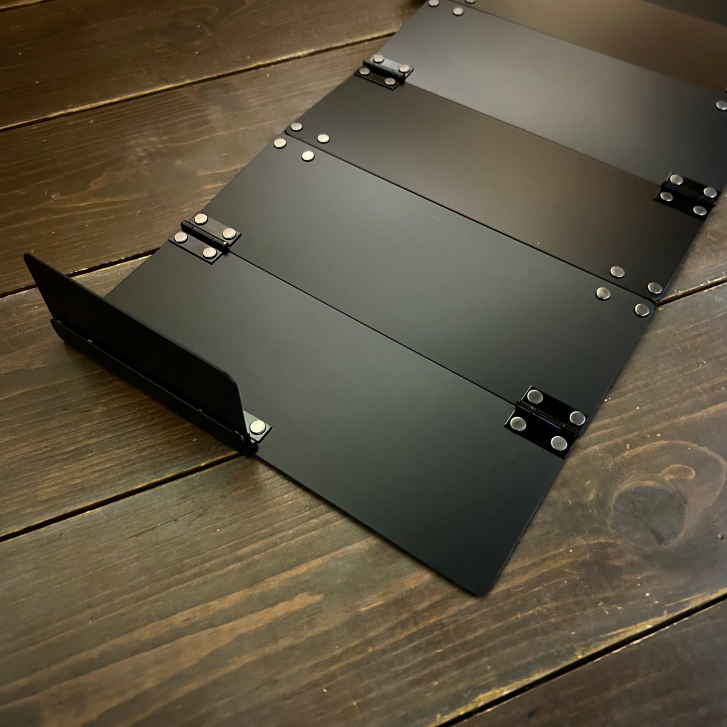 ブラックアルマイト　蛇腹モデル BASE- 16：上あご測り（あご当て幅10cm）