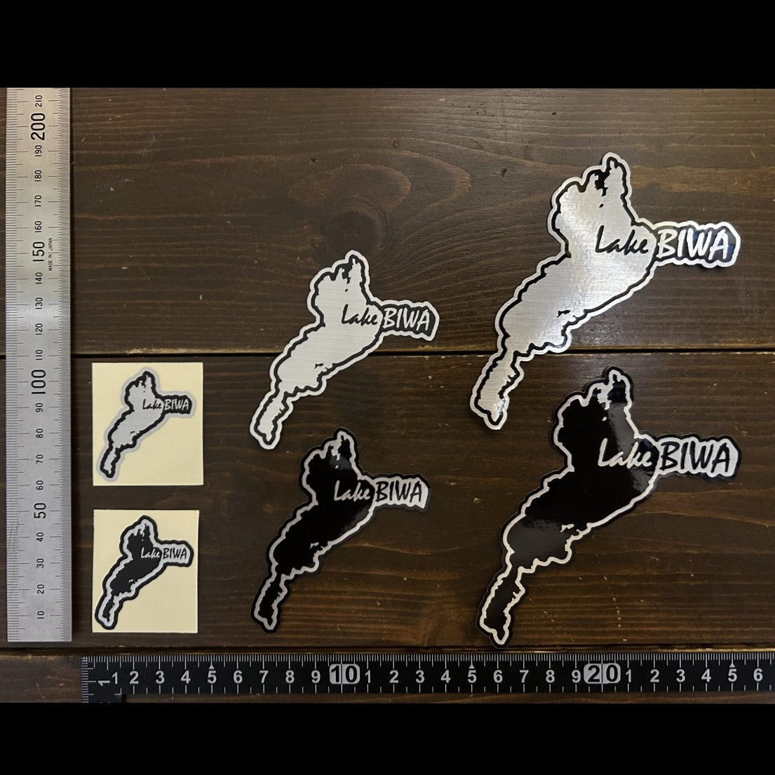 琵琶湖シルエット  ステッカー